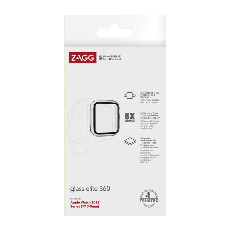 Invisibleshield Glass Elite 360 Pro Case For Apple Watch 8/7 45mm