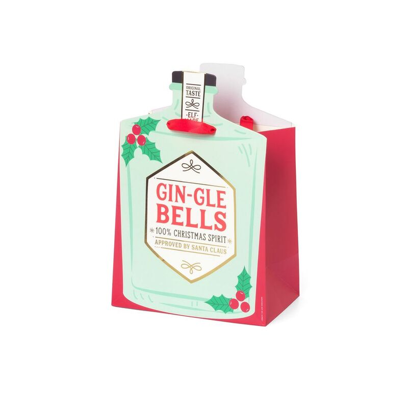 Legami Christmas Gift Bag - Medium - Gin