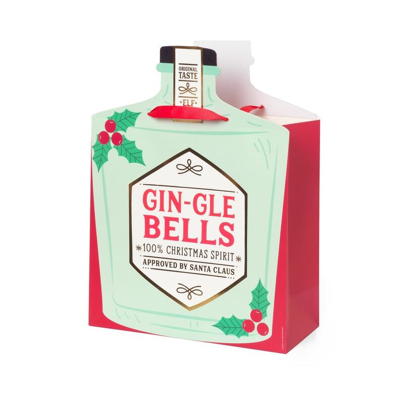 Legami Christmas Gift Bag - Large - Gin