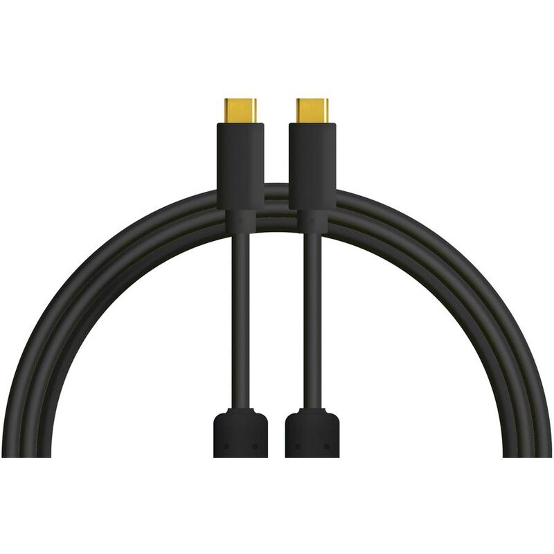 DJ Techtools Chroma Cables USB-C to USB-C 1M - Black