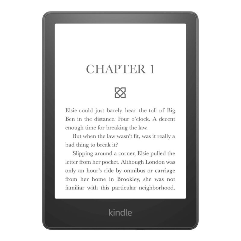Amazon Kindle Paperwhite 6.8 16GB (11th Gen) with adjustable Warm Light (with Ads) - Black