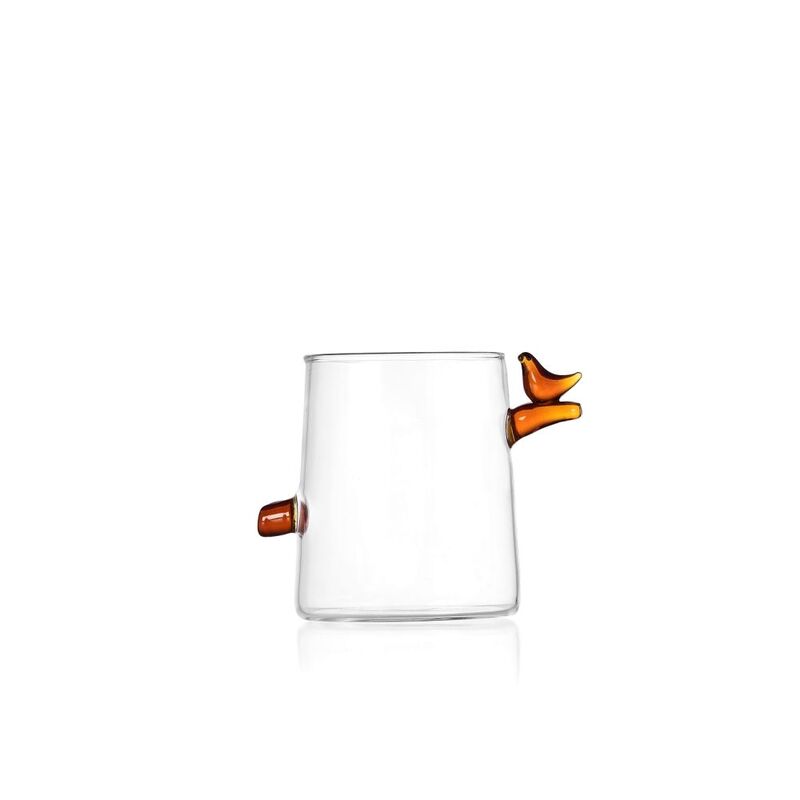 Ichendorf Clear Borosilicate Water Glass 320ml - Amber Bird