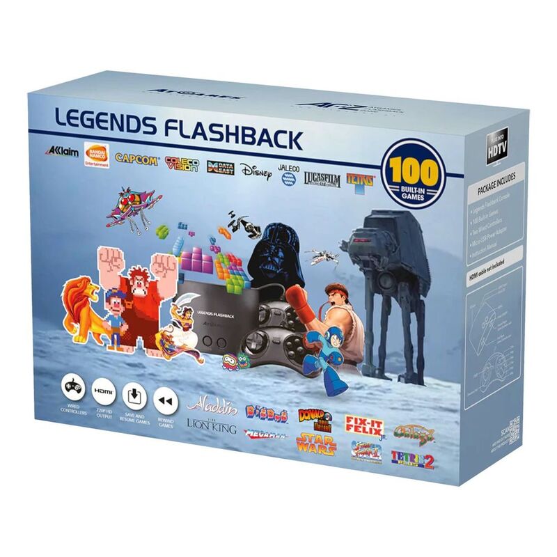 Legends Flashback Classic Game Console With 100 Built-In Games