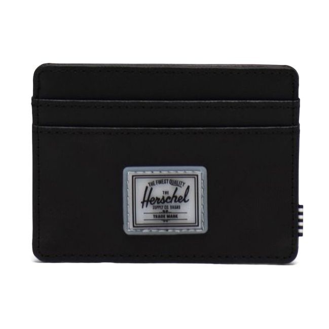 Herschel Charlie Seasonal Collection Herschel Supply Weather Resistant RFID Card Wallet - Black