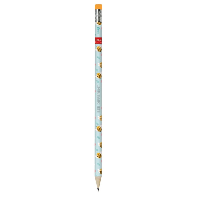 Legami Recycled Paper Pencil - I Used To Be A Newspaper - Bee