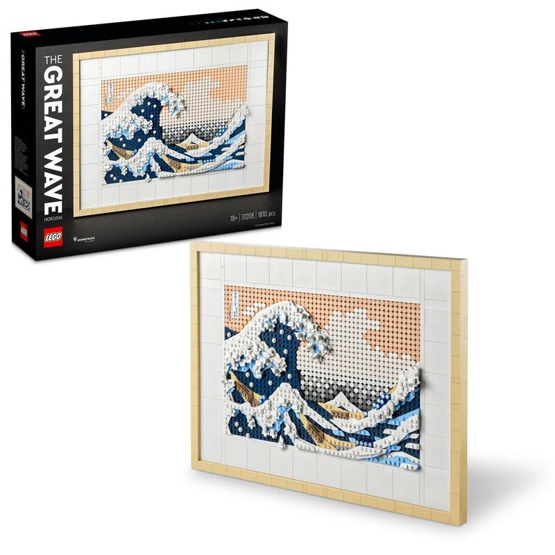 LEGO Art Hokusai The Great Wave Building Kit 31208 (1,810 Pieces)
