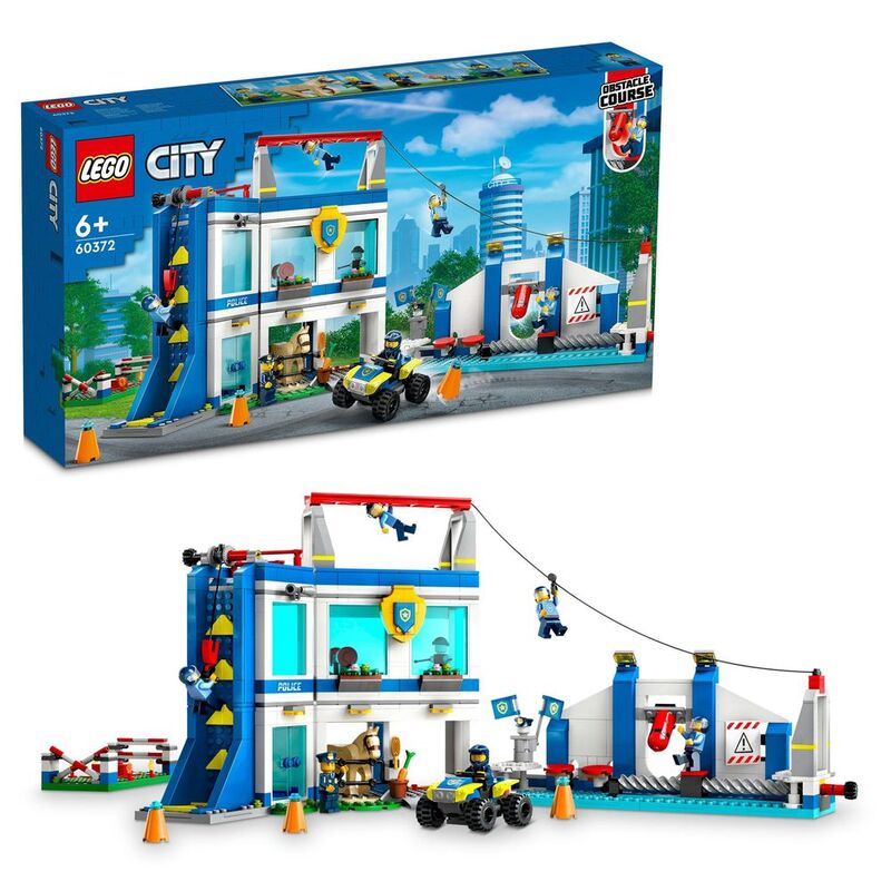 LEGO City Police Training Academy Building Toy Set 60372 (823 Pieces)