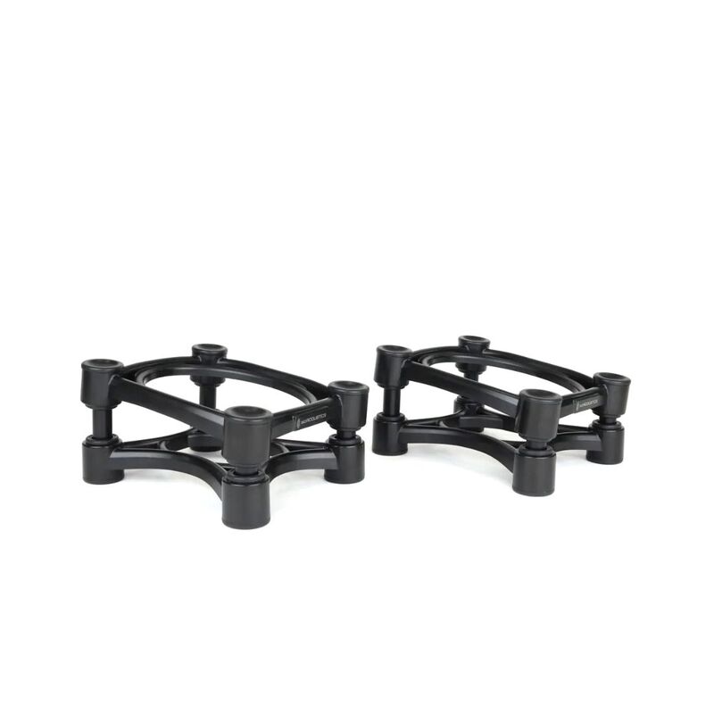 ISO Acoustics ISO-155 Isolation Stands For Medium Sized Speakers And Studio Monitors (Pair) - Black