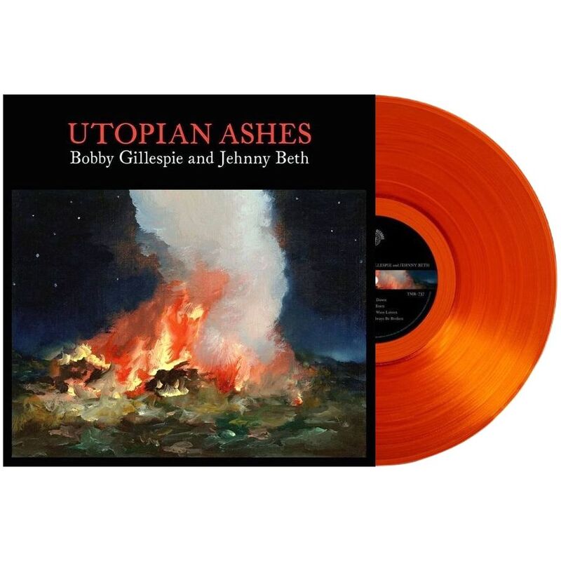 Utopian Ashes(Orange Colored Vinyl) (Limited Edition) | Bobby Gillespie And Jehnny Beth