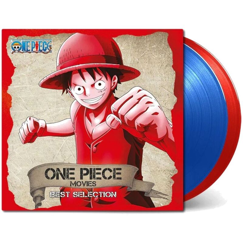 One Piece Movies Best Selection (Red & Blue Colored Vinyl) (Limited Edition) (2 Discs) | Original Soundtrack