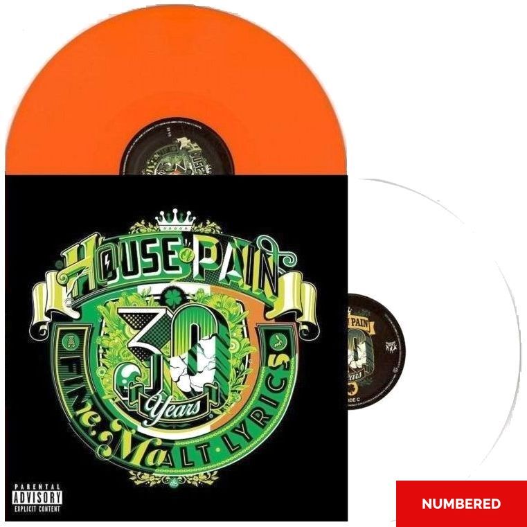 Fine Malt Lyrics (Individually Numbered) (White & Orange Colored Vinyl) (30 Years Deluxe Version) (2 Discs) | House Of Pain