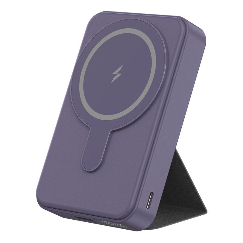 AmazingThing Thunder Pro Mag PD 10000mAh Power Bank With Holder - Purple