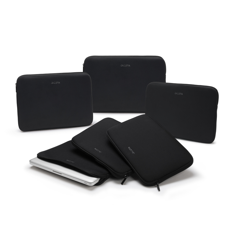 Dicota Perfect Skin 15-15.6 Black Laptop Sleeve