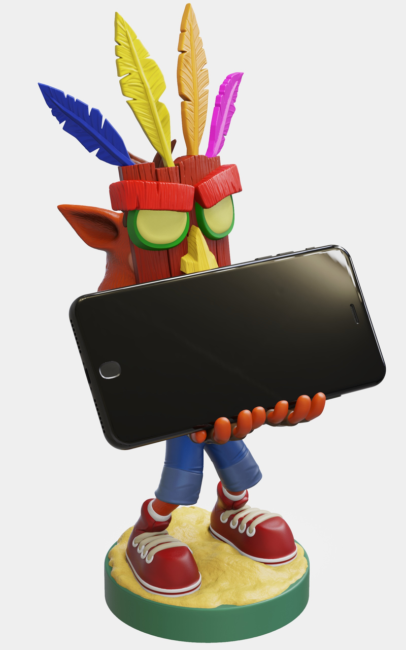 Exquisite Gaming Cable Guy Crash Aku Aku 8-Inch Controller/Smartphone Holder