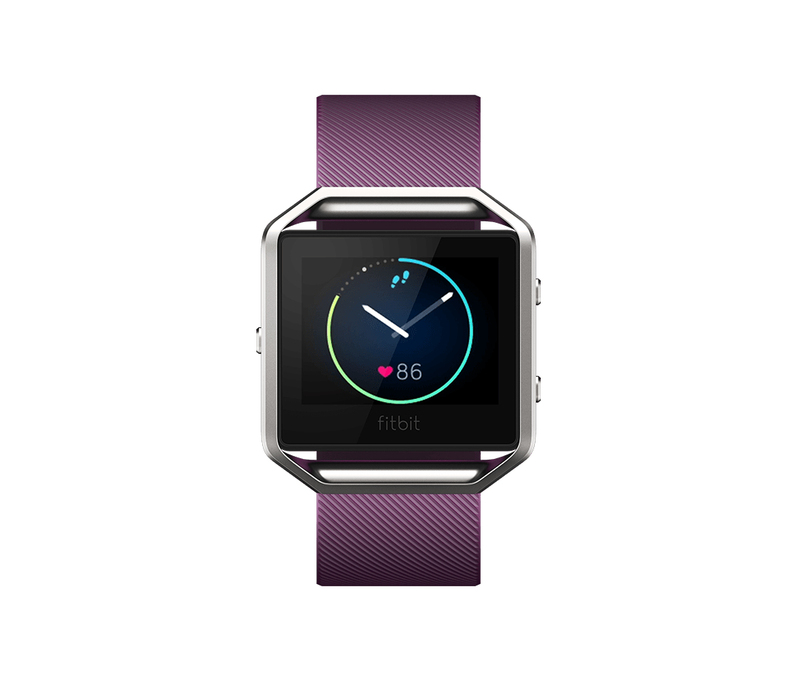 Fitbit Blaze Plum/Silver Large Fitness Smartwatch