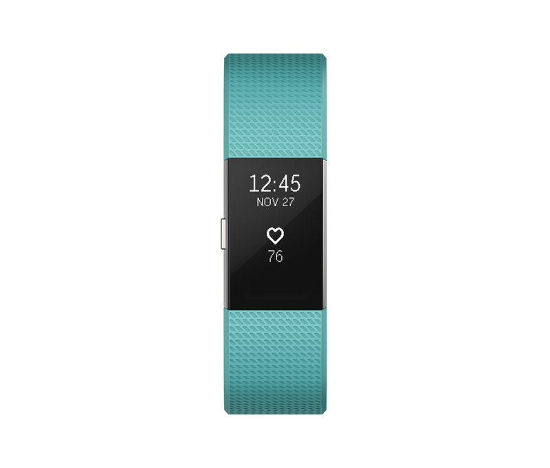 Fitbit Charge 2 Teal/Silver Small Activity Tracker
