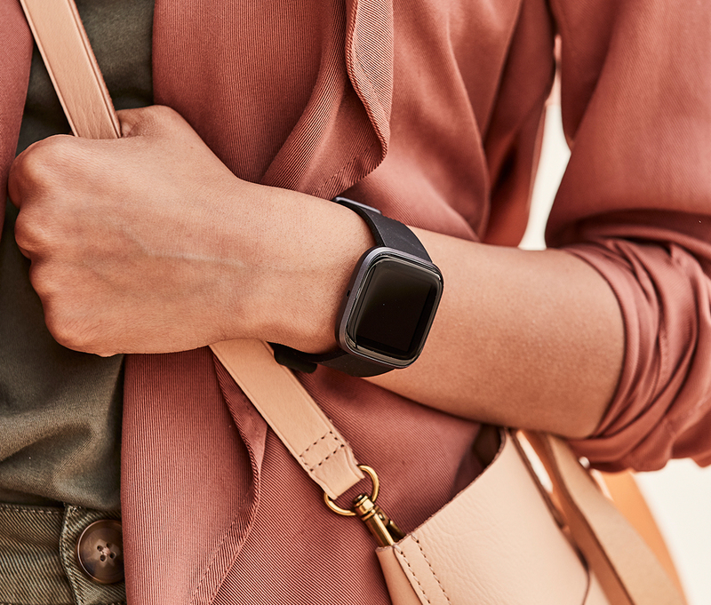 Fitbit Versa 2 NFC Black/Carbon Aluminum Smartwatch