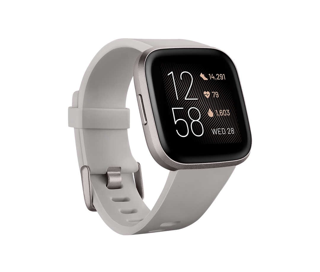 Fitbit Versa 2 NFC Stone/Mist Grey Aluminum Smartwatch