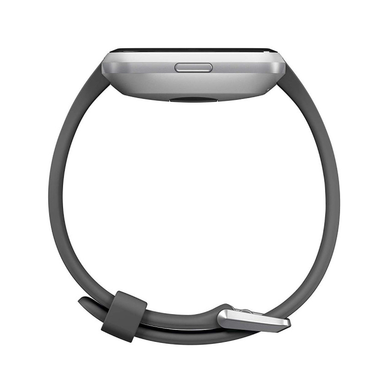 Fitbit Versa Lite Charcoal/Silver Aluminum Smartwatch