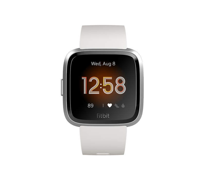 Fitbit Versa Lite Smartwatch White/Silver Aluminum