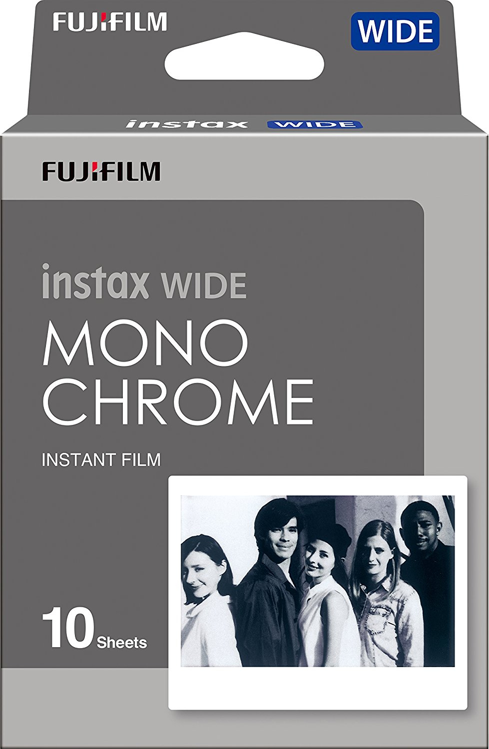 Fujifilm instax Wide Monocrome Instant Film (10 Sheets)