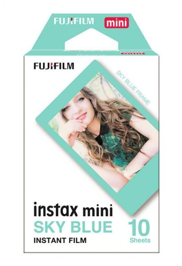 Fujifilm instax mini Sky Blue Instant Film (10 Sheets)