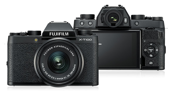 Fujifilm X T100 Black + XC 15-45mm F/3.5-5.6