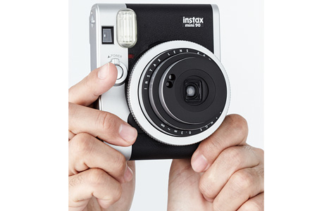 Fujifilm instax mini 90 NEO CLASSIC Black/Stainless Steel Instant Camera