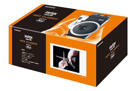 Fujifilm instax mini 90 NEO CLASSIC Black/Stainless Steel Instant Camera