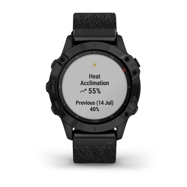 Garmin Fenix 6 Sapphire 47mm Black DLC with NTL Nylon Band Smartwatch
