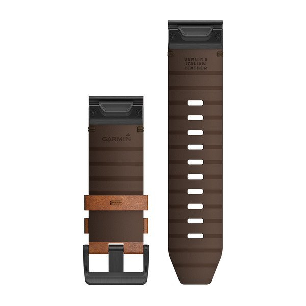 Garmin QuickFit 26mm Watch Strap Leather Brown
