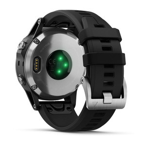 Garmin Fenix 5 Plus Silver with Black Band Smartwatch