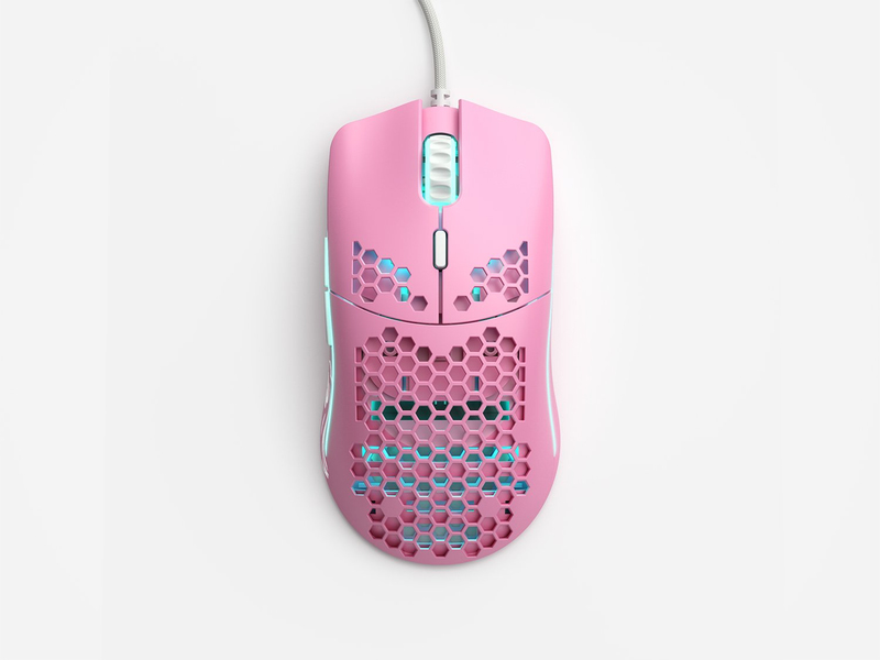Glorious Model O Matte Pink Gaming Mouse