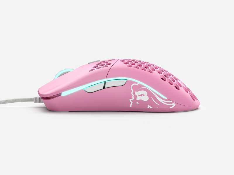 Glorious Model O Matte Pink Gaming Mouse