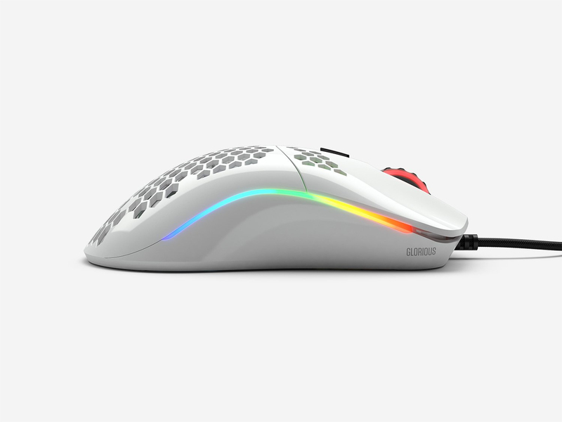 Glorious Model O Minus Glossy White Gaming Mouse
