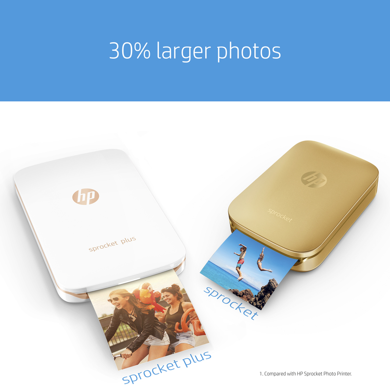 HP Sprocket Plus ZINK Photo Printer