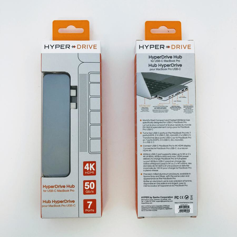 Hyper HyperDrive DUO 7-in-2 USB-C Hub - Space Gray