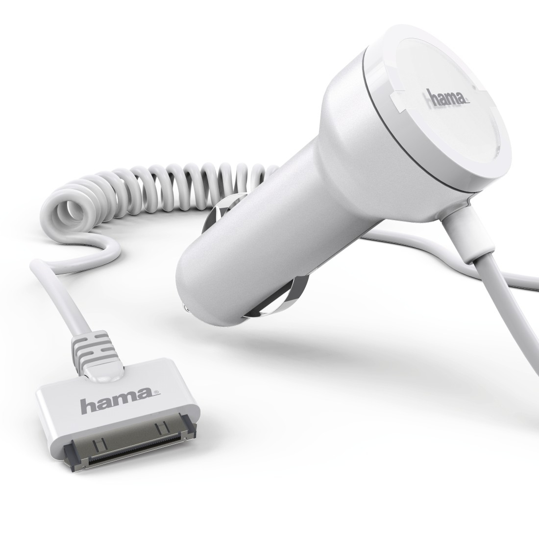 Hama USB 1A White 30-Pin Car Charger