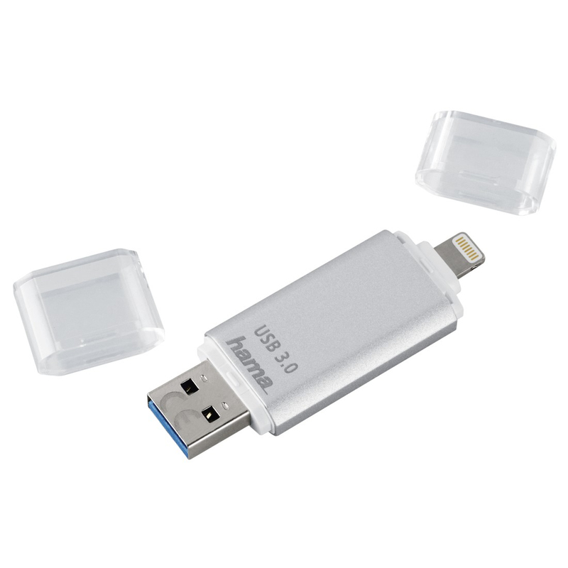 Hama Save2Data 32GB USB Silver Flashpen for iOS Devices