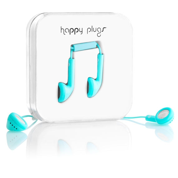 Happy Plugs Turquiose Earphones