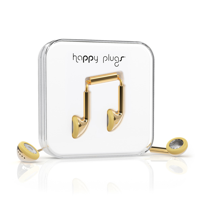 Happy Plugs Earbud Gold Earphones