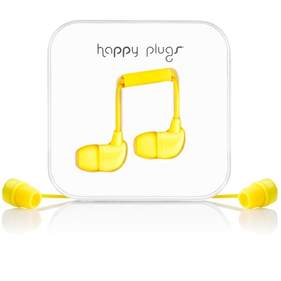 Happy Plugs Yellow In-Earphones