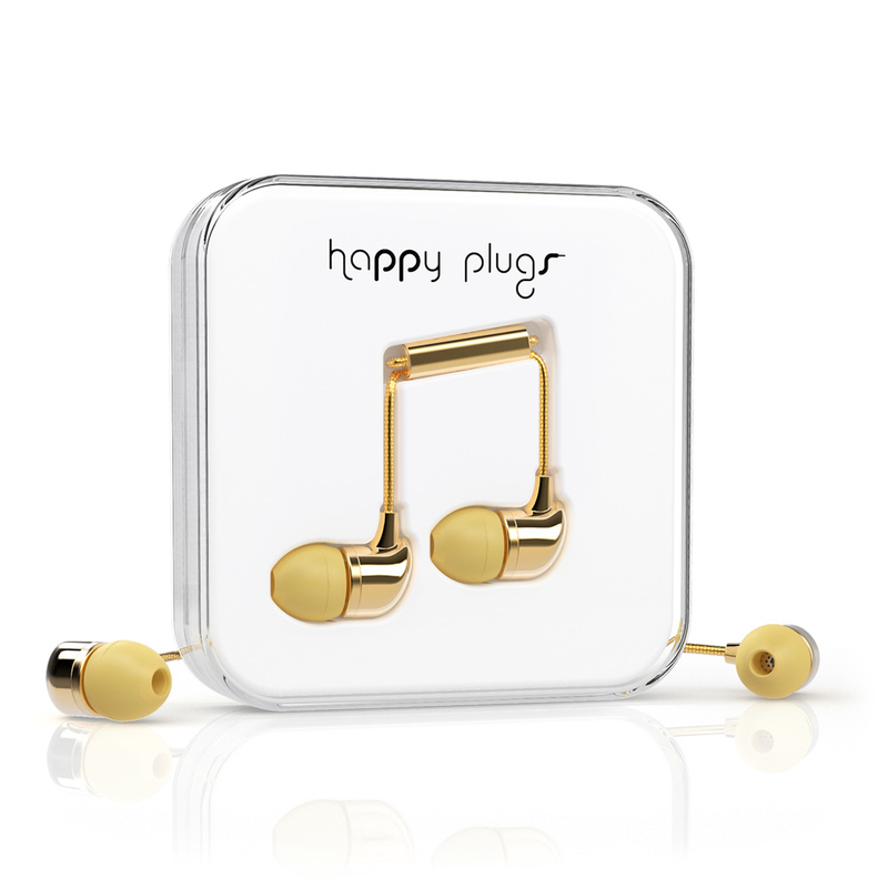 Happy Plugs Gold In-Earphones