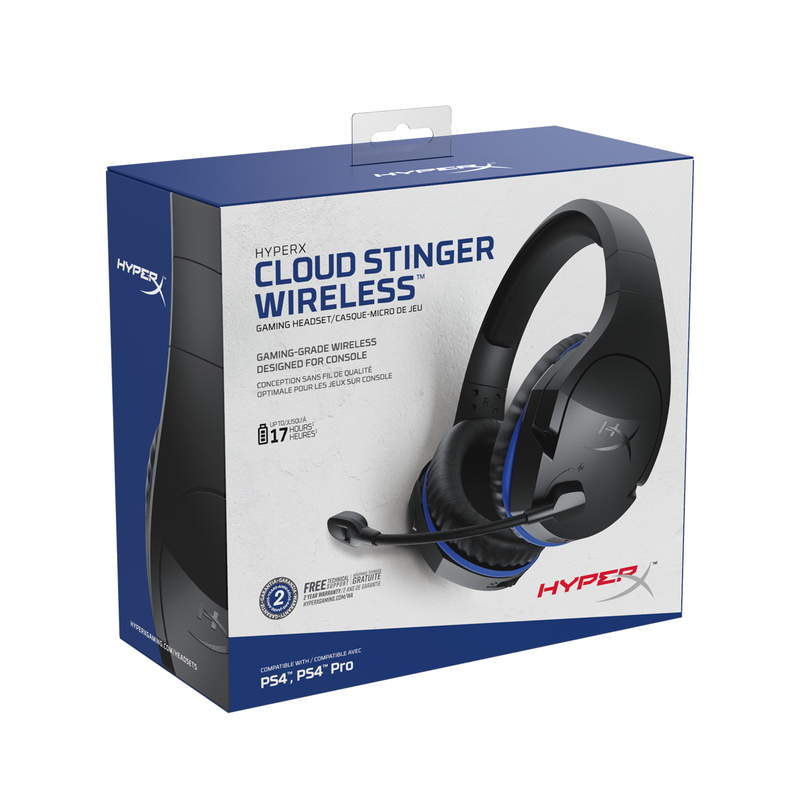 HyperX Cloud Stinger Wireless Gaming Headset for PS4