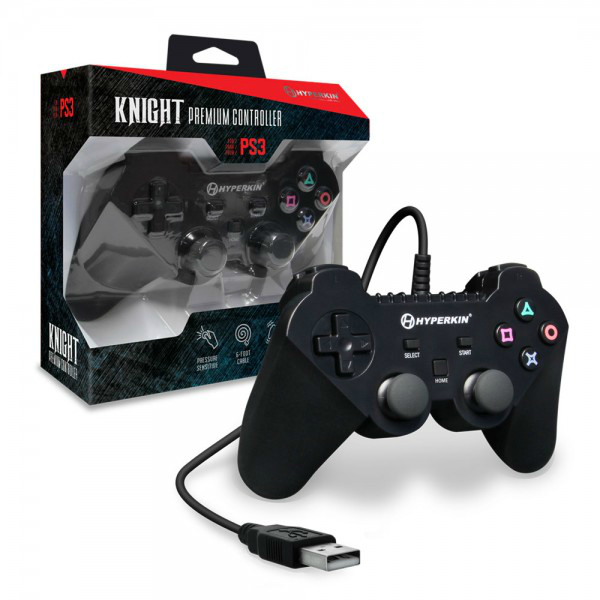 Hyperkin Knight Black Controller For PS3