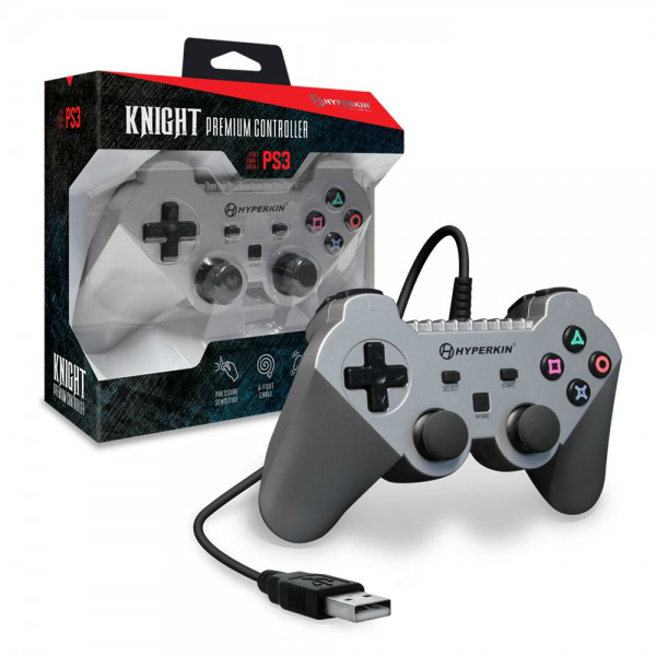 Hyperkin Knight Silver Controller For PS3
