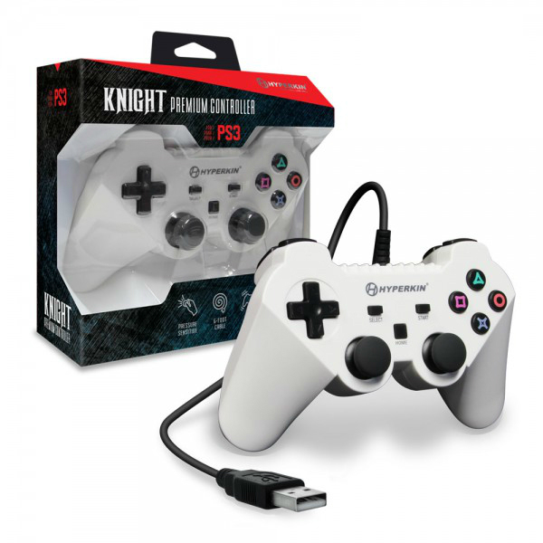 Hyperkin Knight White Controller For PS3
