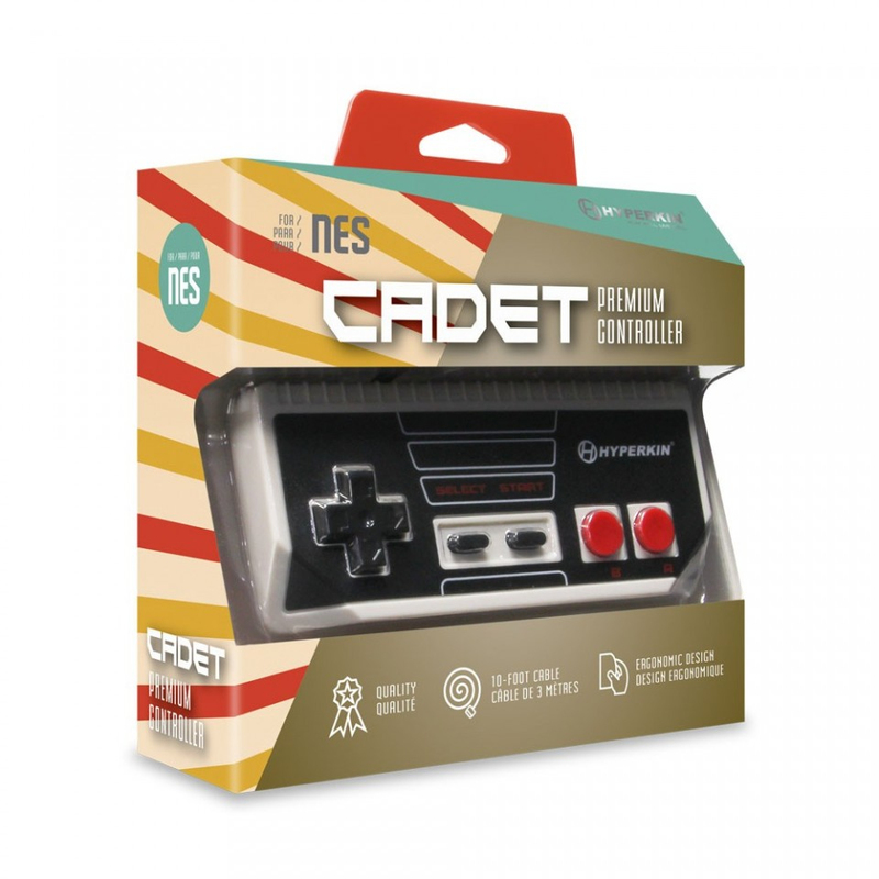 Hyperkin Cadet Grey Premium Controller for NES
