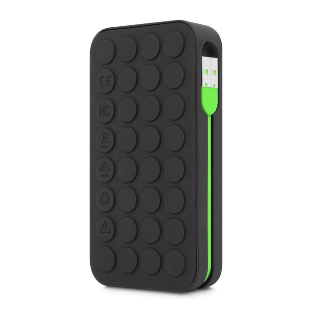 Incase Portable Power 5400mAh Black Matte/Fluro Green