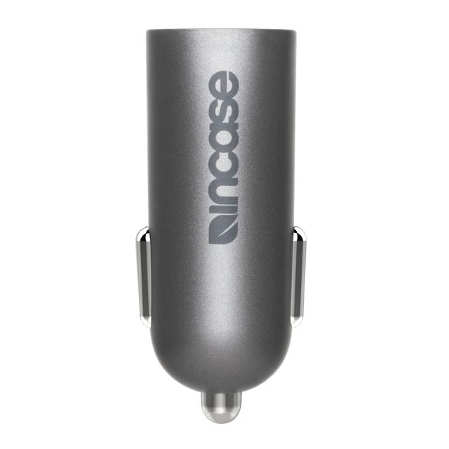 Incase Mini Car Charger Charcoal with Lightning-USB Cable